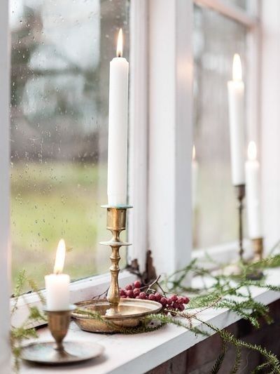 Quadro con romantiche candele a LED, luce a effetto candela, 30 x